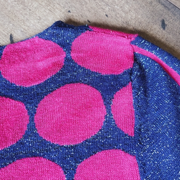 Alannah Hill Pink Spot Ruffle Cardigan Top - Picture 7 of 10